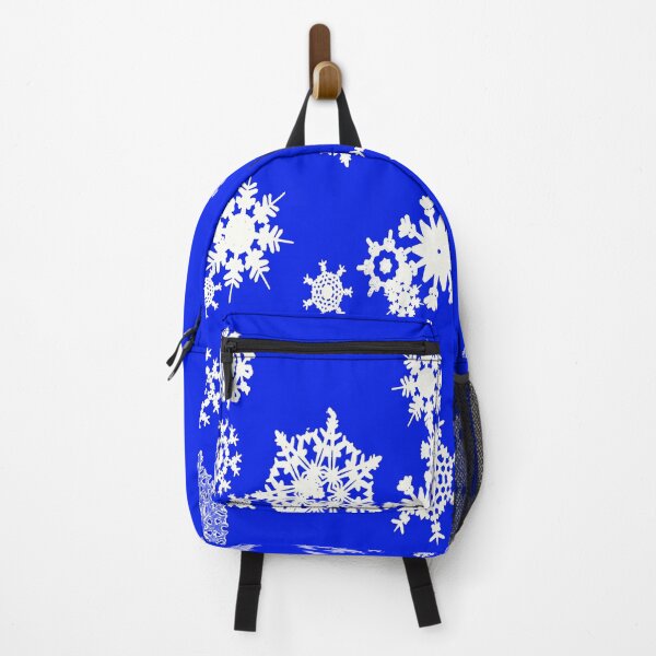 Item preview, White Winter Snowflakes on Royal Blue designed and sold by AlteredAtelier.