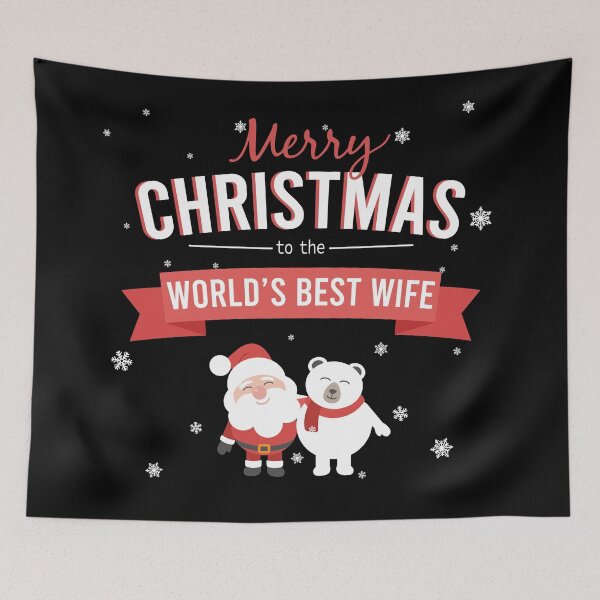 Item preview, Merry Christmas to world's best wife on this Australian Christmas day designed and sold by anins-azuree.