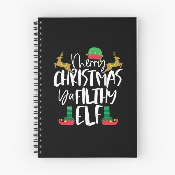 Item preview, Merry Christmas Ya Filthy Elf | Funny Holiday Satire designed and sold by GravitiTees.