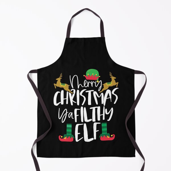 Item preview, Merry Christmas Ya Filthy Elf | Funny Holiday Satire designed and sold by GravitiTees.