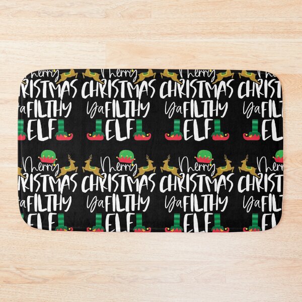 Item preview, Merry Christmas Ya Filthy Elf | Funny Holiday Satire designed and sold by GravitiTees.