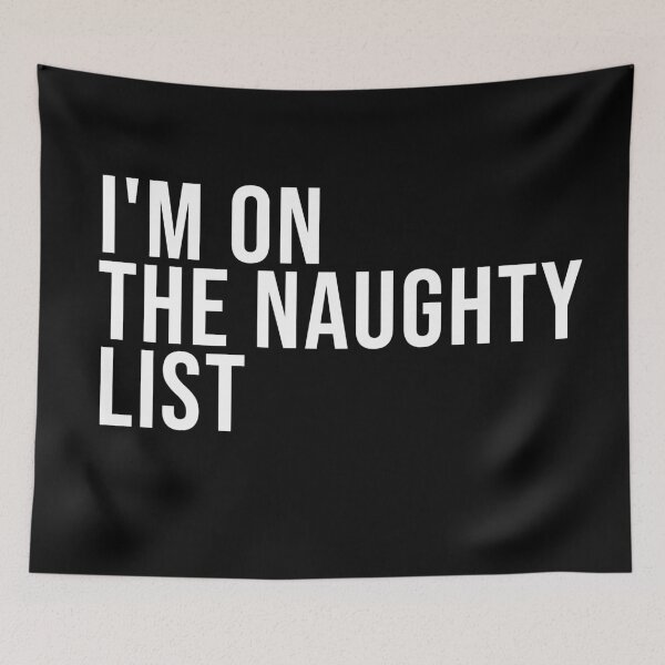 Item preview, im on the naughty list designed and sold by EGIT.