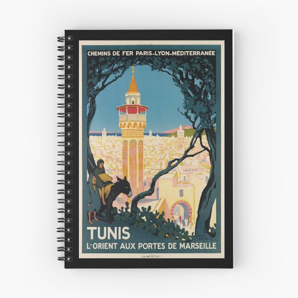 Item preview, PLM Tunis retro poster designed and sold by CorasPosters.