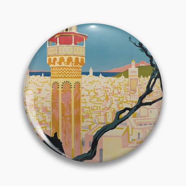 Item preview, PLM Tunis retro poster designed and sold by CorasPosters.