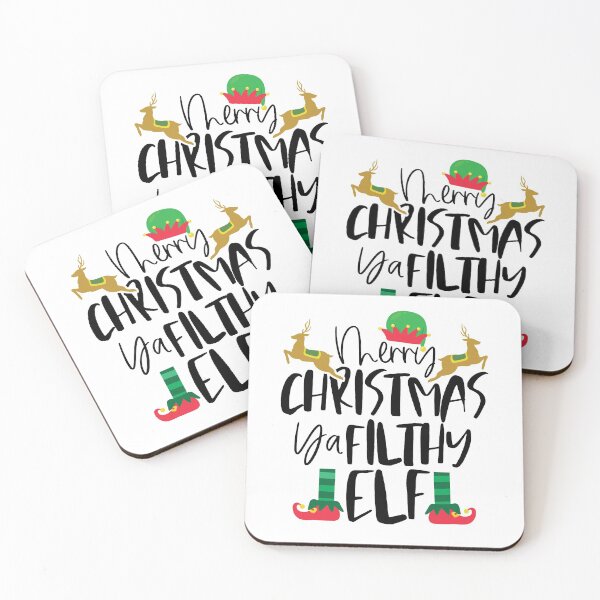 Item preview, Merry Christmas Ya Filthy Elf | Amusing Holiday Satire designed and sold by GravitiTees.