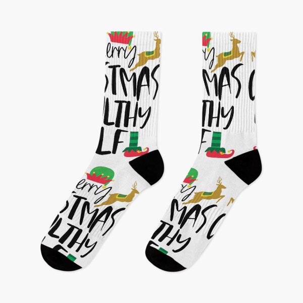 Item preview, Merry Christmas Ya Filthy Elf | Amusing Holiday Satire designed and sold by GravitiTees.