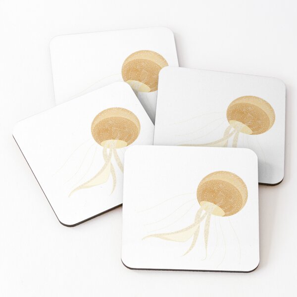 Item preview, Golden jelly fish designed and sold by Old Friends Pet Portraits.