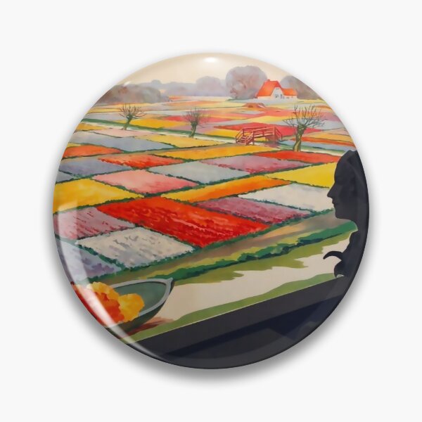 Item preview, Holland Bulbtime retro poster designed and sold by CorasPosters.
