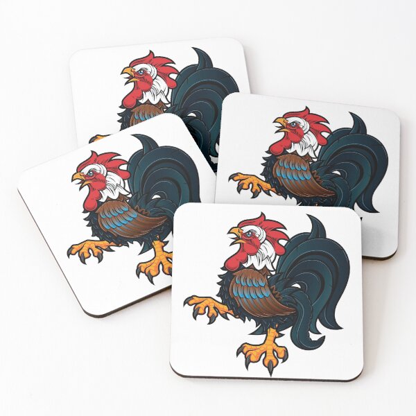 Item preview, Fighting Rooster - white designed and sold by papa-gede.