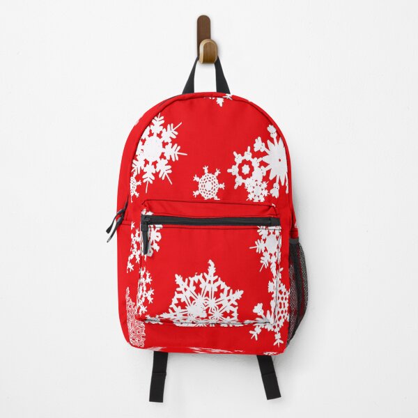 Item preview, White Winter Snowflakes on Red designed and sold by AlteredAtelier.