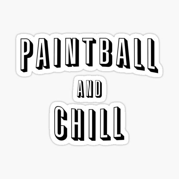 Vista previa del artículo con la obra «Paintball And Chill», diseñado y vendido por orlumbuspirate.