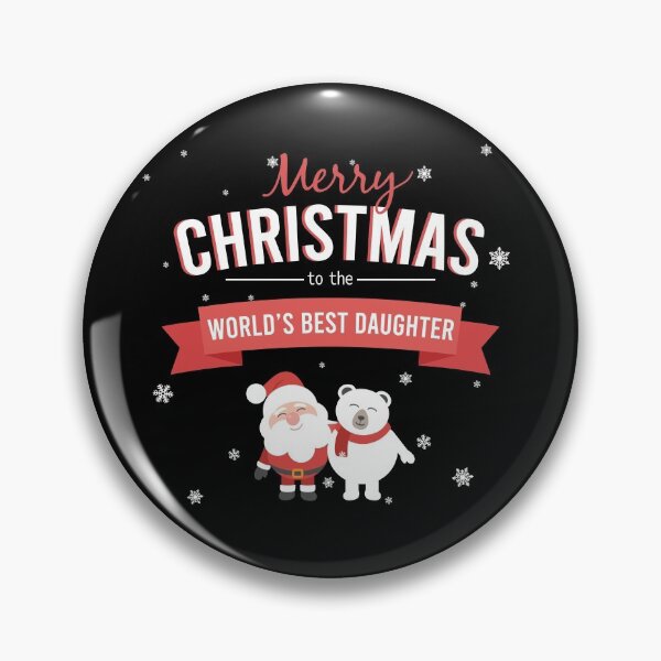 Item preview, Merry Christmas to world's best daughter from mom or dad on this Australian Christmas day designed and sold by anins-azuree.