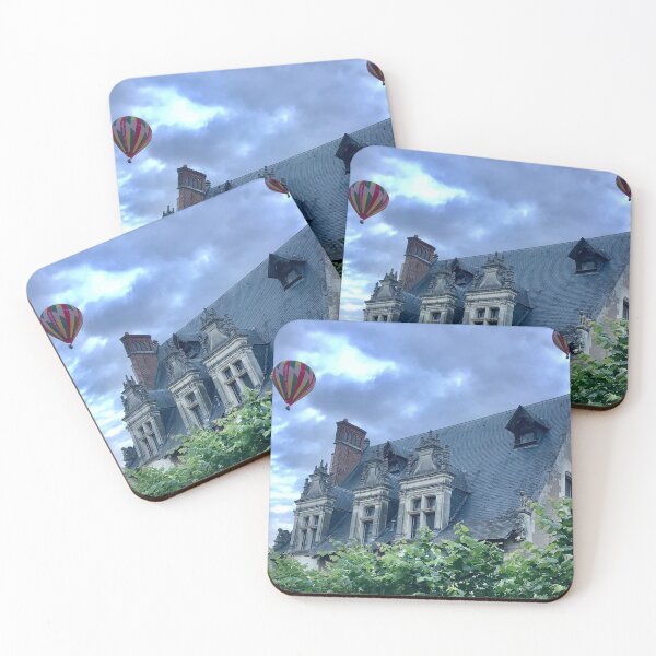 Item preview, Hot Air Balloons over Ambois designed and sold by Tamra Kean.