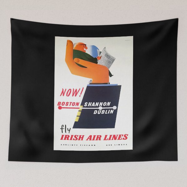 Item preview, Boston-Shannon retro poster designed and sold by CorasPosters.
