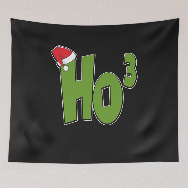 Artikelvorschau, Ho Ho Ho Cubed X3 Lustige Weihnachten Math Teacher Geek Tee entworfen und verkauft von sunnym79.
