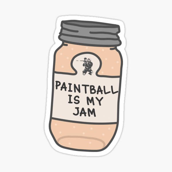Vista previa del artículo con la obra «Paintball Is My Jam», diseñado y vendido por orlumbuspirate.