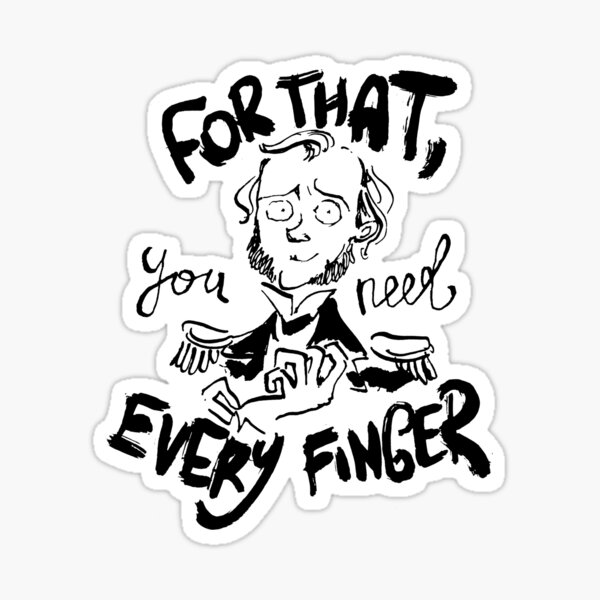 Fingers Hodgson Sticker