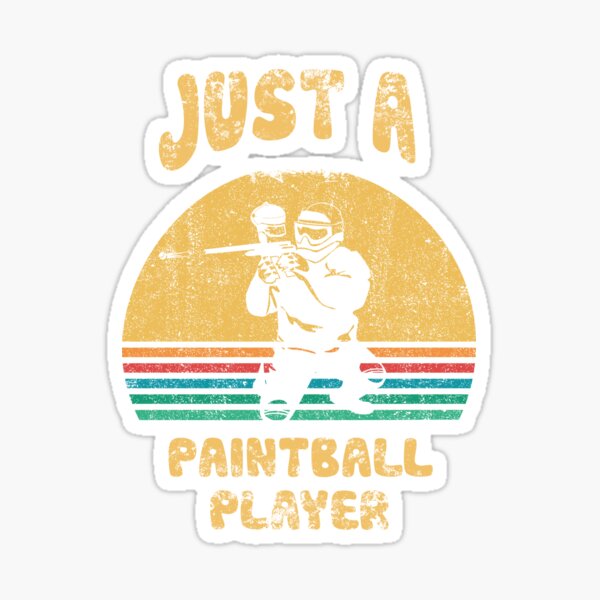 Vista previa del artículo con la obra «⭐ Just A Paintball Player ⭐», diseñado y vendido por orlumbuspirate.