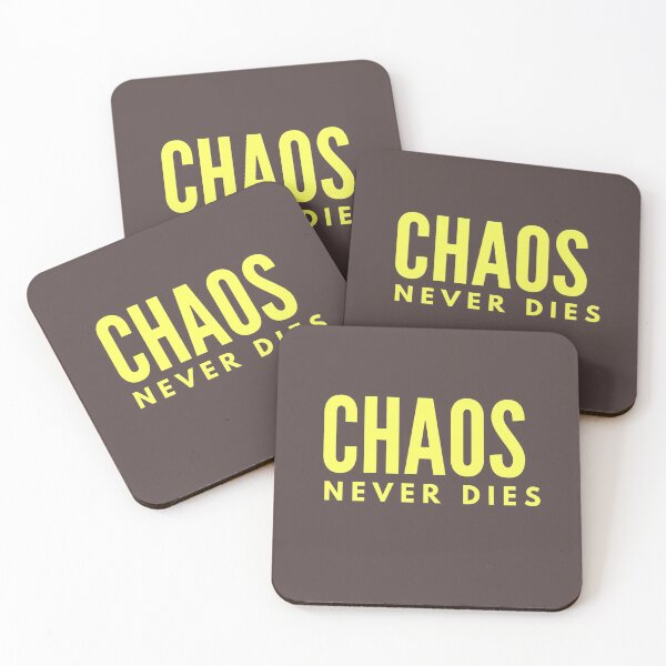 Item preview, Chaos Never Dies (yellow letters) designed and sold by HamiltonmagicTs.