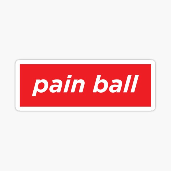 Vista previa del artículo con la obra «pain ball», diseñado y vendido por orlumbuspirate.