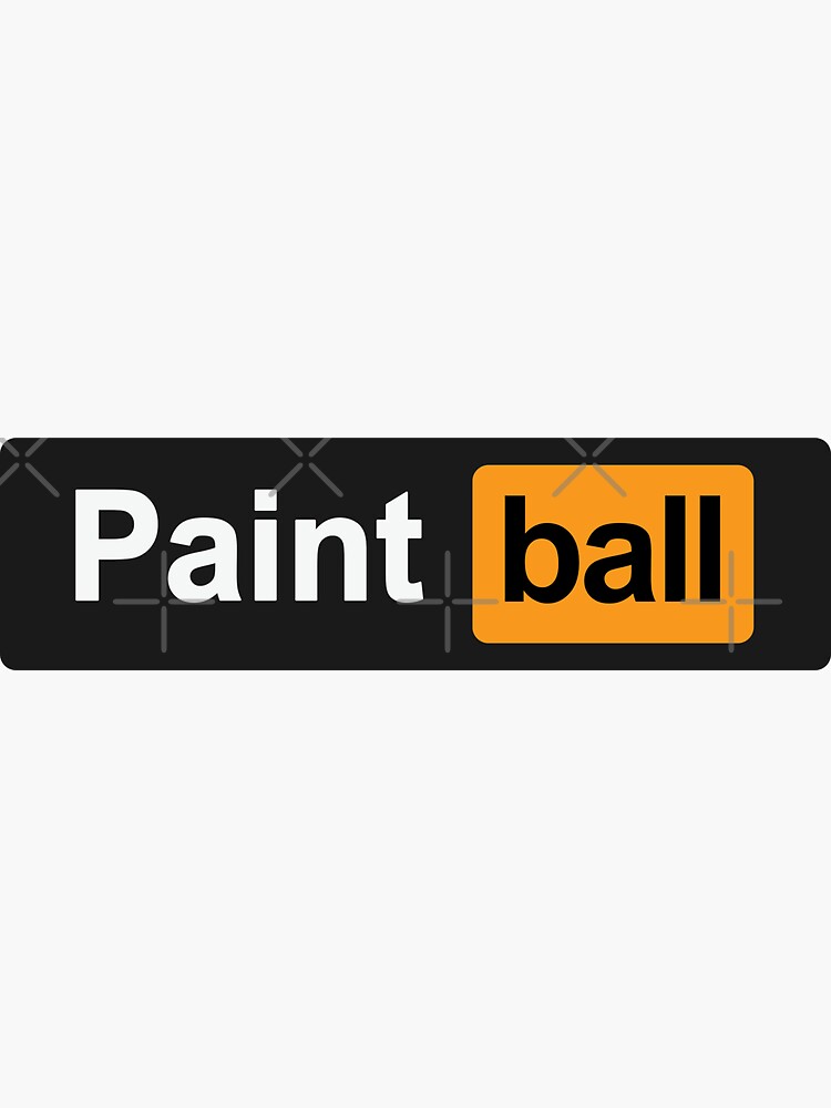 Imagen 3 de 3, Pegatina con la obra Paintball, diseñada y vendida por orlumbuspirate.