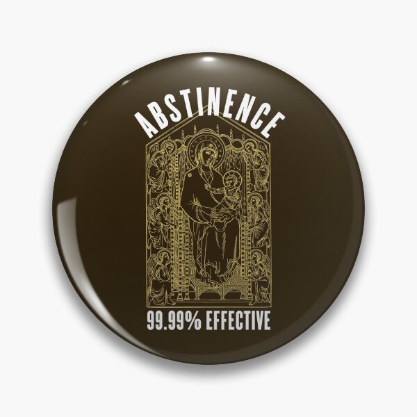 Item preview, Virgin Mary Abstinence 99.99 Effective Jesus Baby Atheism Vintage designed and sold by h44k0n.