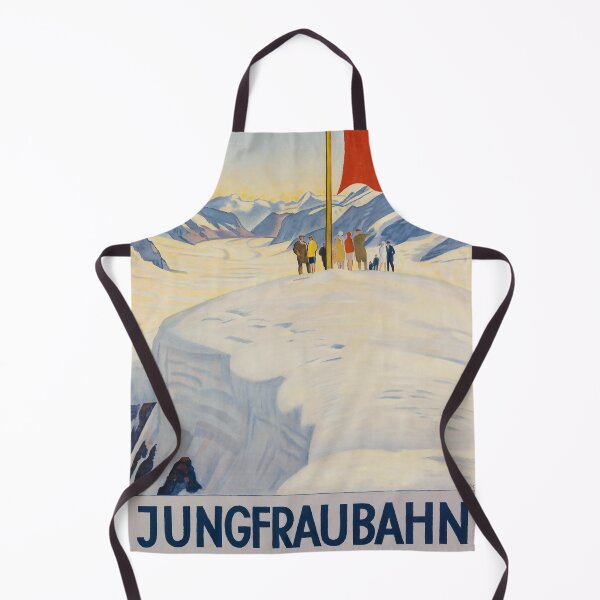 Item preview, Jungfraubahn retro poster designed and sold by CorasPosters.