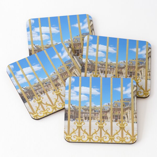 Item preview, View of Versailles Palace courtyard throught the palace gate - France designed and sold by Ulysse Pixel.
