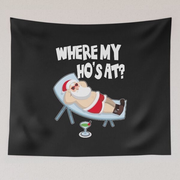 Item preview, Where are my Ho Hos at Santa claus Funny Christmas T-shirt designed and sold by sunnym79.