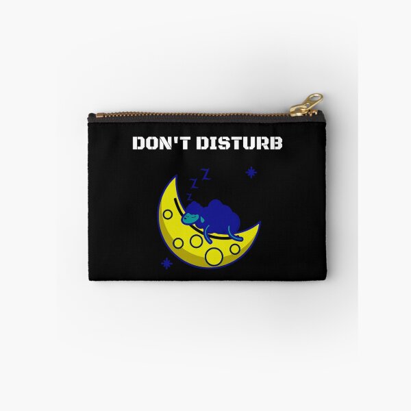 Item preview, Do not disturb -black BG designed and sold by ActRightToday.