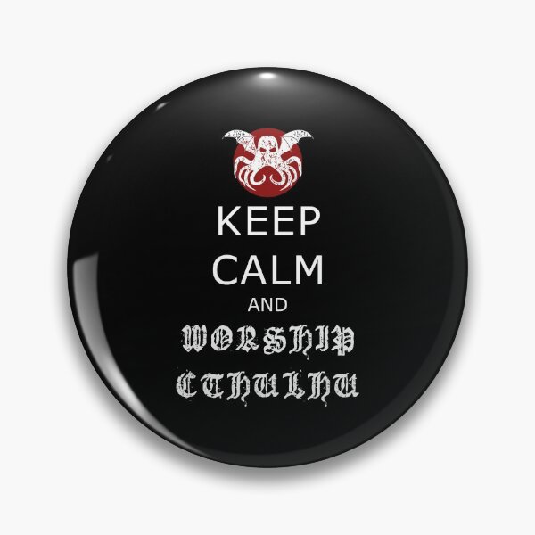 Item preview, Keep Calm And Worship Cthulhu Funny Horror Vintage designed and sold by h44k0n.