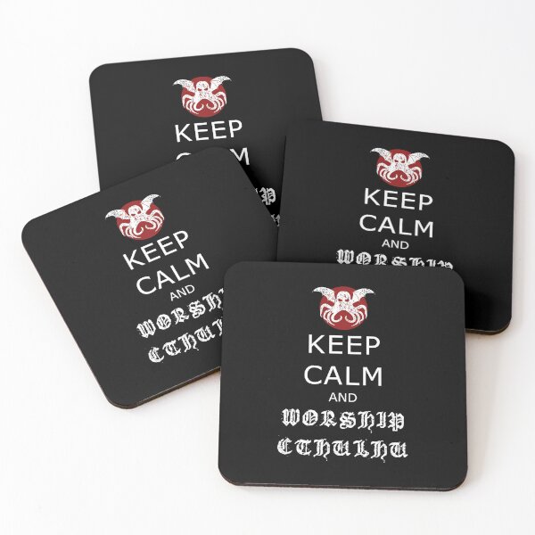 Item preview, Keep Calm And Worship Cthulhu Funny Horror Vintage designed and sold by h44k0n.
