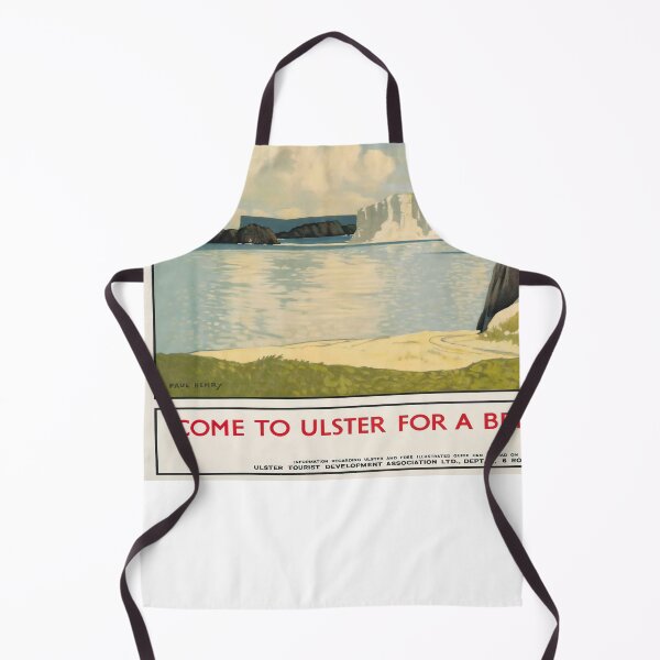 Item preview, Come to Ulster for a better holiday retro poster designed and sold by CorasPosters.