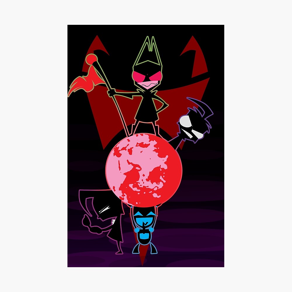 "Invader Zim" Photographic Print by toyosato Redbubble