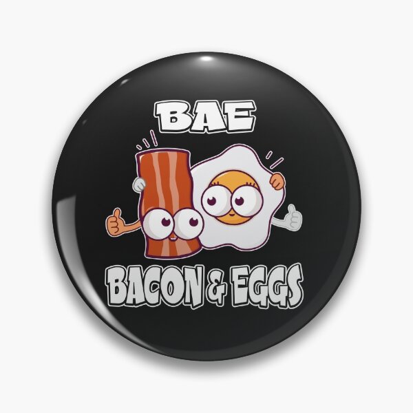 Item preview, BAE Bacon & Eggs Matching Perfect Couple Party Breakfast designed and sold by sunnym79.