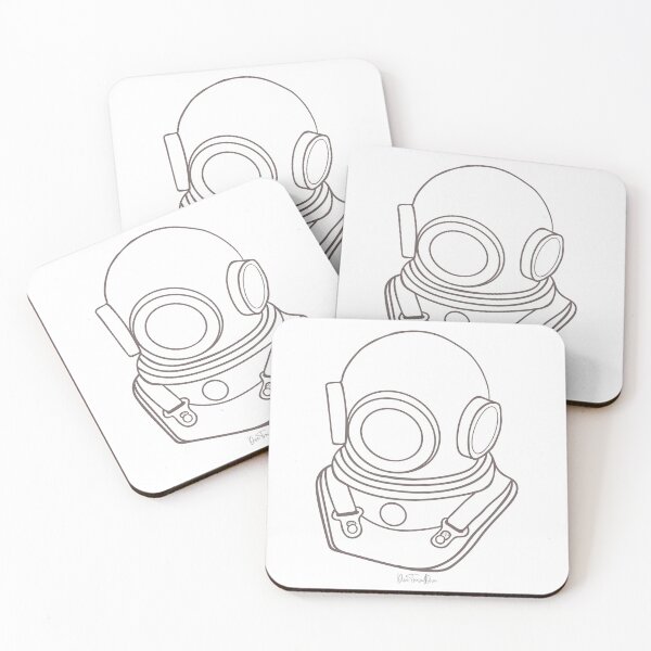 Item preview, Retro Dive Helmet designed and sold by TravelDive.