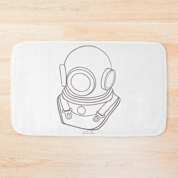 Item preview, Retro Dive Helmet designed and sold by TravelDive.