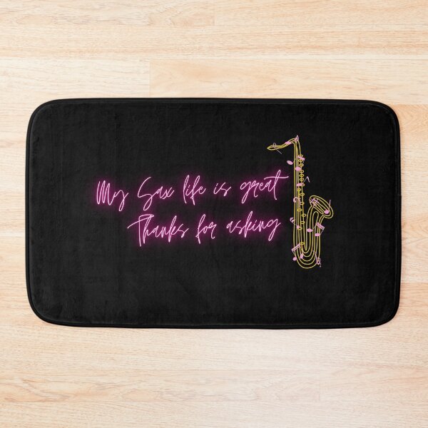 Item preview, My "Sax" Life is Great | Saxophone Player designed and sold by CozyMarket.