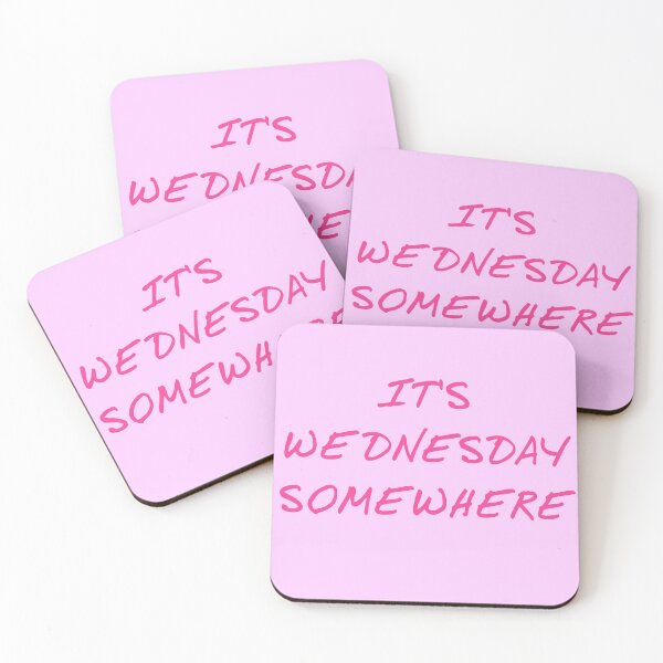 Item preview, It's Wednesday Somewhere all pink designed and sold by misssallyb.