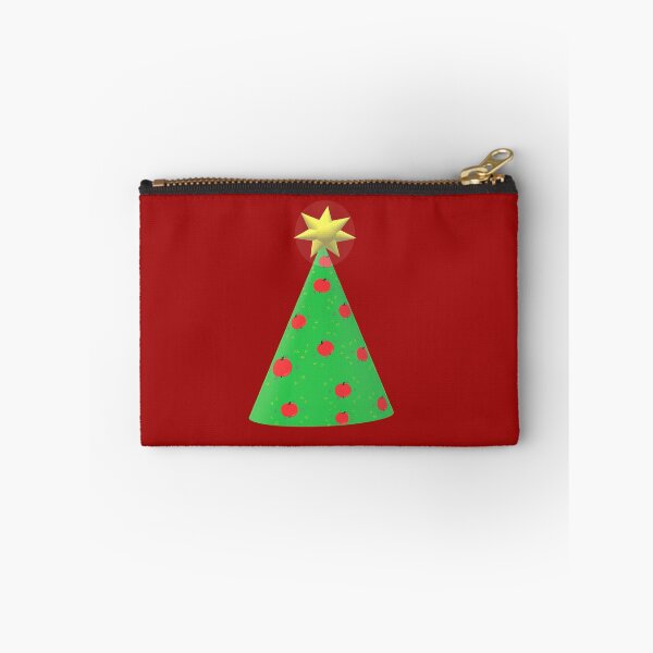 Item preview, christmas apple tree red background designed and sold by miaterinka.