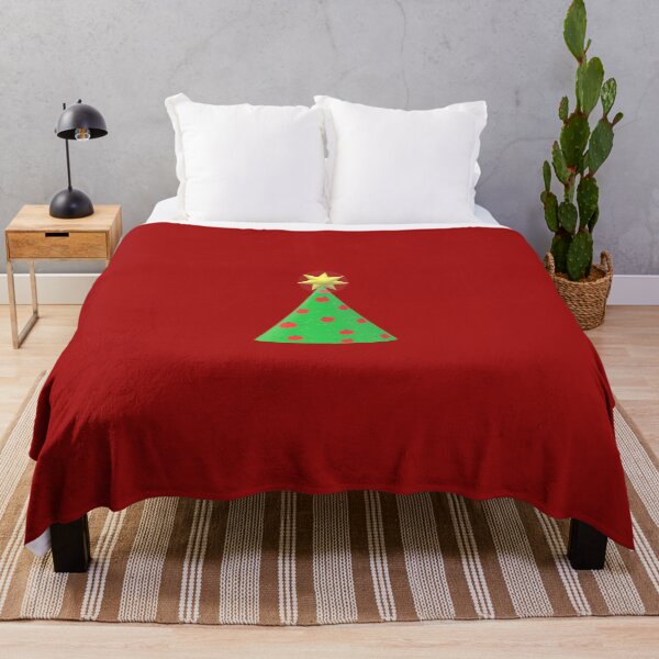Item preview, christmas apple tree red background designed and sold by miaterinka.
