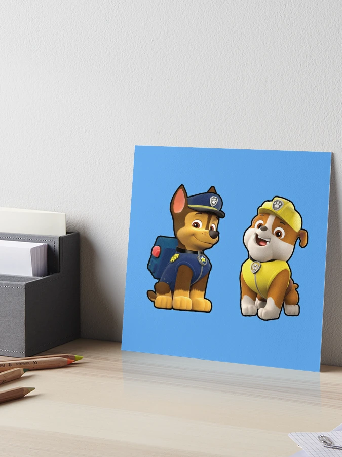 PAW Patrol Chase and Rubble Sticker for Sale by VlajkoArtist