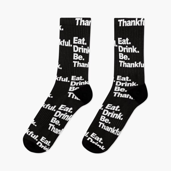 Item preview, Eat Drink And Be Thankful designed and sold by Majesticoo.