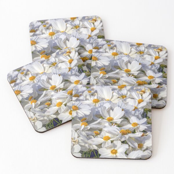 Item preview, white flowers in the field designed and sold by likbatonboot.