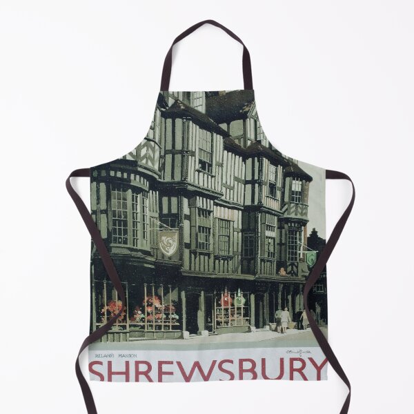 Item preview, Shrewsbury retro poster designed and sold by CorasPosters.