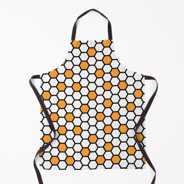 Item preview, White and orange honeycomb pattern designed and sold by mrhighsky.