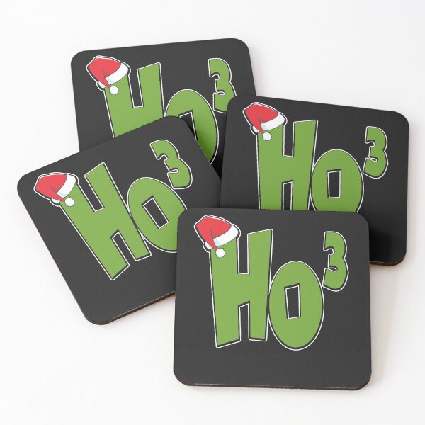 Item preview, Ho Ho Ho Cubed X3 Funny Christmas Math Teacher Geek Tee designed and sold by sunnym79.