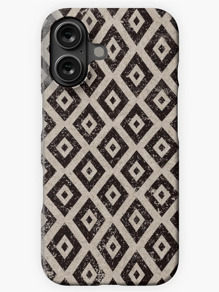 Thumbnail 1 of 4, iPhone Case, Vintage Square Pattern designed and sold by PatternSquare.