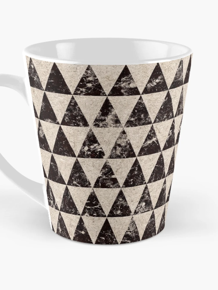 Thumbnail 3 of 4, Coffee Mug, Vintage Triangle Pattern designed and sold by PatternSquare.