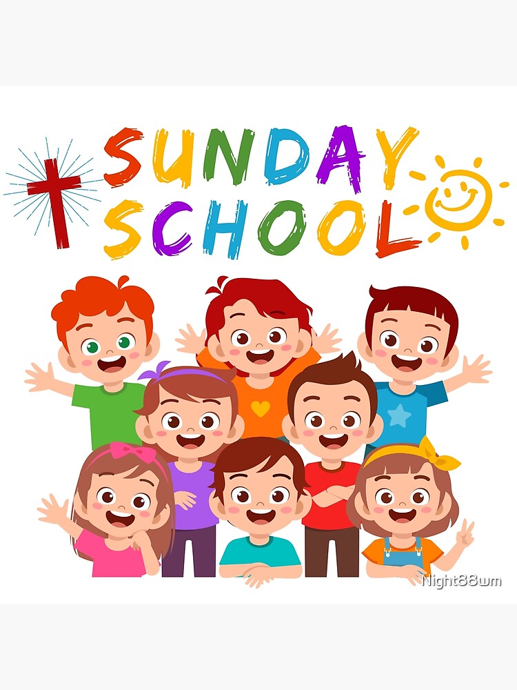 Discover Sunday School Premium Matte Vertical Poster
